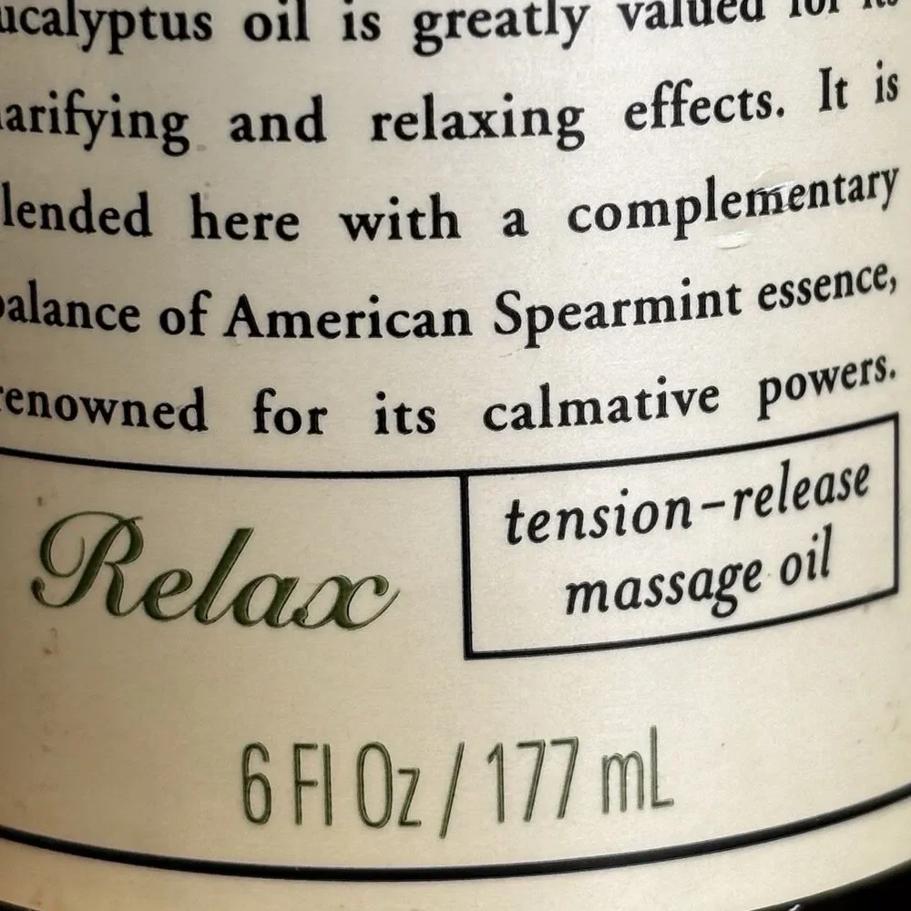 Bath Body Works Aromatherapy Eucalyptus Spearmint Massage Oil 6 fl.oz. 177ml NEW